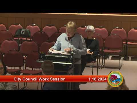 1.16.2024 City Council Work Session RE: 2023 Audit Results