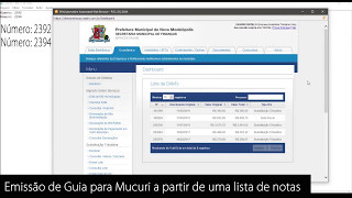 MARCAÇÃO DE NOTAS FISCAIS DE SERVIÇO EM SITE MUNICIPAL