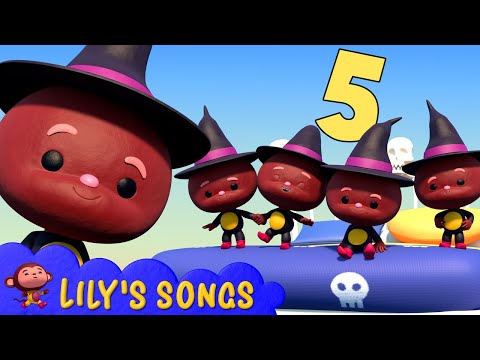 Five little witches - Nursery Rhymes & Kids Songs - Lily's