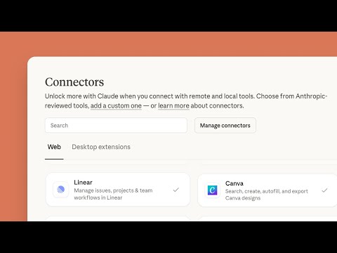 Getting started with connectors in Claude.ai
