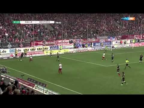 Chemie Halle - Hansa Rostock 5.4.2014