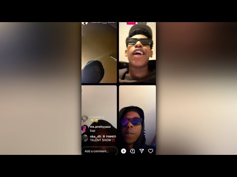 Bleu Sossa & SuckaFreeDeuce go’s on instagram live & has a talent show (Hilarious🤣)