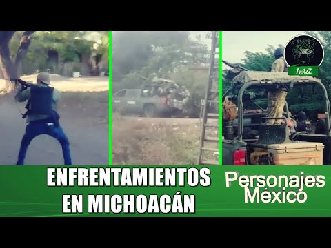 Enfrentamientos entre Cárteles Unidos y el CJNG en Múgica y La Huacana, Michoacán