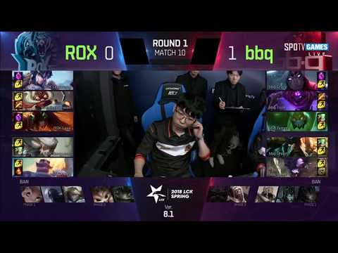 BBQ vs ROX Highlights Game 2 - LCK Spring 2018