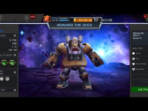 MCOC - HOWARD THE DUCK VS HIT-MONKEY - SPECIAL 3 : JUNKYARD SMACKDOWN - GAMEPLAY