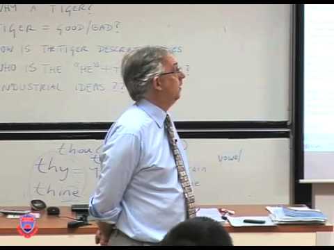 HCIV102 20100628 LECTURE13   William Blake   "Tyger"