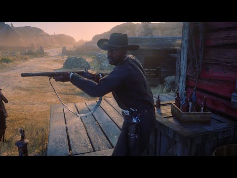 Antagonizing Sheriff Freeman. Red Dead Redemption 2