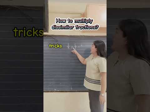 How to multiply dissimilar fraction? #math #education
