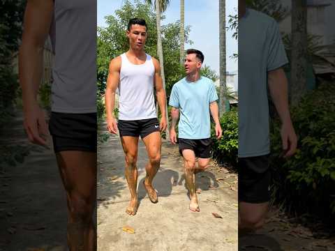 Wash Ronaldo and Messi's feet.
