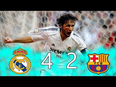 Real Madrid 4 vs Barcelona 2 - LaLiga 2004/05 Jornada 31º - Partido Completo