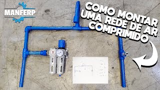 Como Montar Uma Rede de Ar Comprimido | MANFERP COMERCIAL 🔧