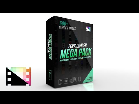 FCPX Divider Mega Pack - Massive Collection of Divider Tools for FCPX - Pixel Film Studios