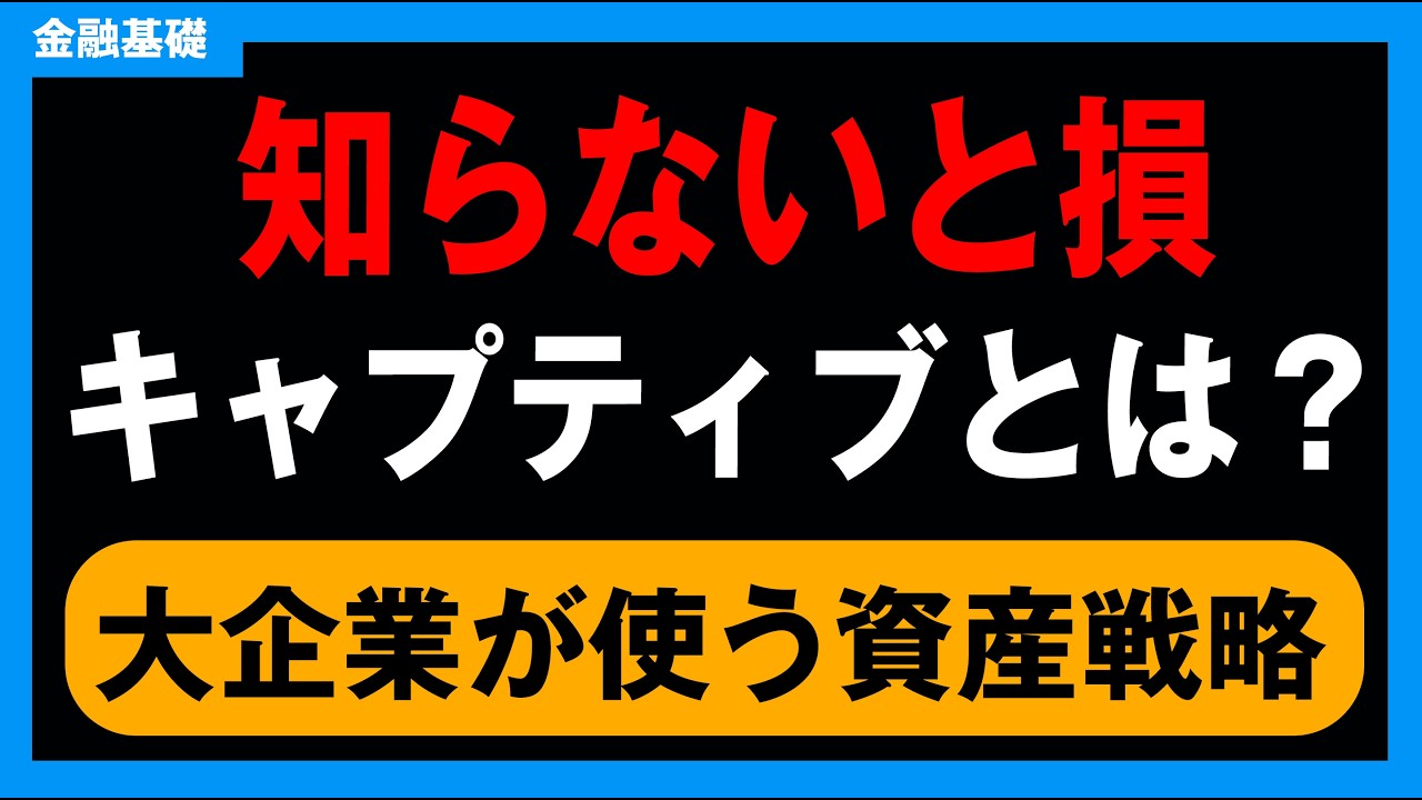 【キャプティブとは】知らないと損する自社保険会社の仕組み