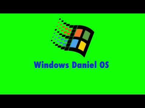 Windows Daniel OS (2001) Startup And Shutdown (Cool Start Menu. Better Than Windows 95 Start Menu.)
