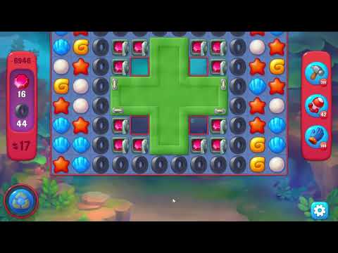 Fishdom 6946 Hard Level - 17 moves - NO BooSTERS