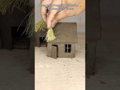 Learn how To Make Mini House With Clay | Mitti Ka Ghar Banane Ka Tarika