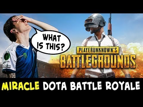 Miracle FIRST time in new Dota BATTLE ROYALE - Underhollow