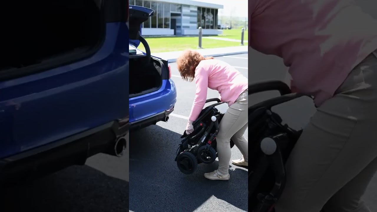 Pride® Mobility | Jazzy® Carbon | Folding, Portable Power Wheelchair