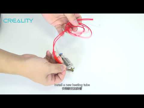 service tutorial CR 10 V2 replace the heating tube