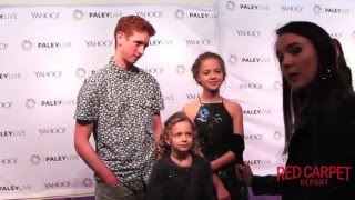 Niall Cunningham, Holly J. Barrett & Giselle Eisenberg at An Evening with #LifeinPiecesCBS video