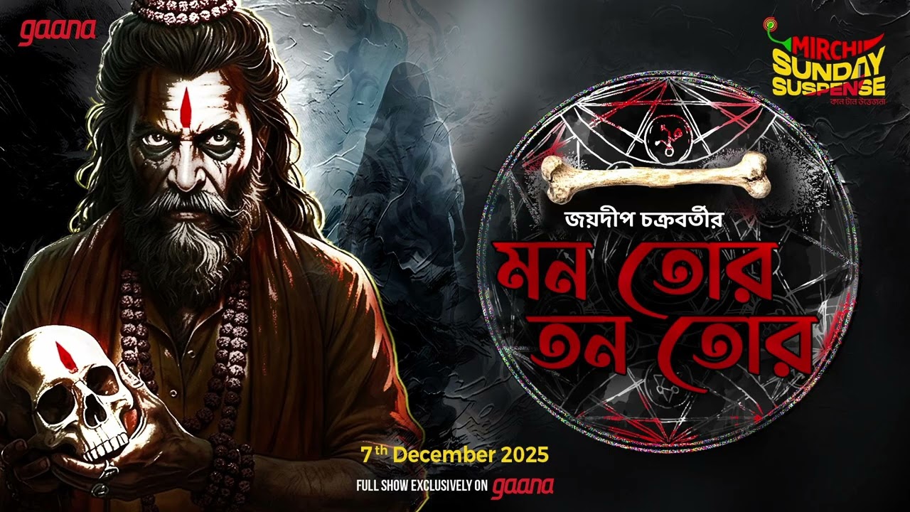 Sunday Suspense | Mon Tor Tan Tor | Jaydip Chakborty | Mirchi Bangla Audio Story | বাংলা ভূতের গল্প