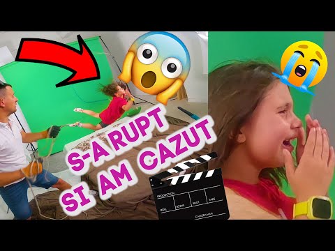 😭Am căzut la filmarile clipului video pentru copii Acadea😱 / Making of Ciao Patricia vlog  Backstage
