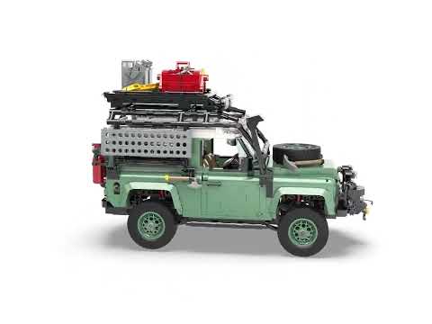 Vidéo LEGO Icons 10317 : Land Rover Classic Defender 90