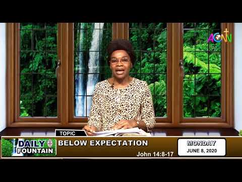 DAILY FOUNTAIN DEVOTIONAL OF JUNE 8, 2020 - MRS. IJEOMA UKAEJIOFO