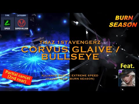 [New ABX] Bullseye & Corvus Feat. Black cat || "Partial Cancel" Speed Villain 9.5m.+ (Burn Season)