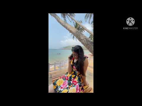 lasya and manjunath fun at beach