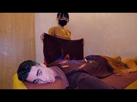 ASMR: Amazing Vietnamese FIRE Therapy Massage | Traditional Heat Treatment