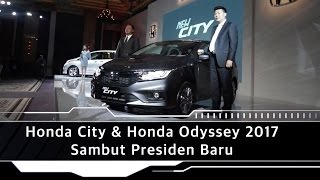 Honda City dan Honda Odyssey Sambut Presiden Baru