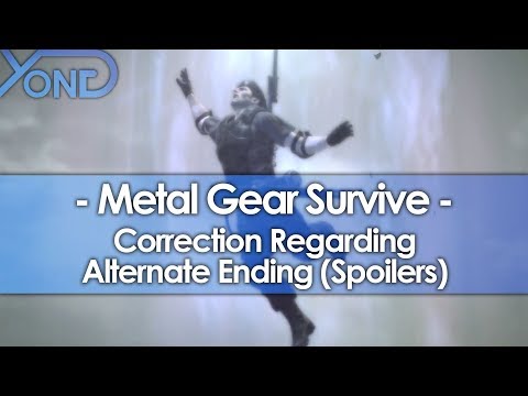 Correction Regarding Metal Gear Survive's Alternate Ending (Spoilers)