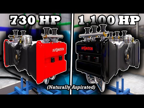 The Most Powerful Naturally Aspirated Boxer 4 & 6 Engine Ever | Automation Game