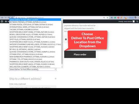 WooCommerce Canada Post Shipping Plugin - Delivery To Canada Post Post-Office at Checkout