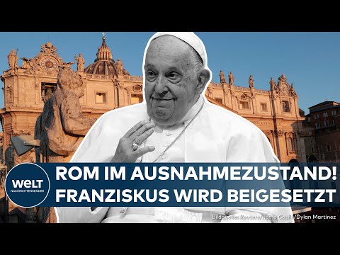 Video Thumbnail: VATIKAN: Beisetzung von Papst Franziskus – Verstorbener Pontifex wird zu Grabe getragen