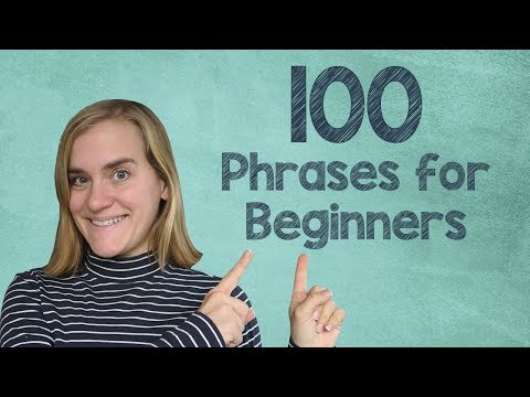 German Lesson (115) - 100+ Essential German Phrases for Advanced Beginners - A2 Video
