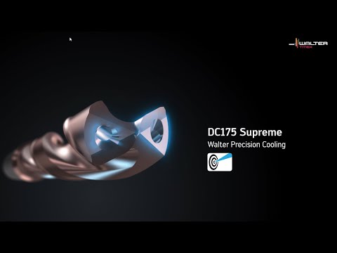DC175 SUPREME SOLID CARBIDE DRILL - Performance: Effective. Cooling: Efficient.