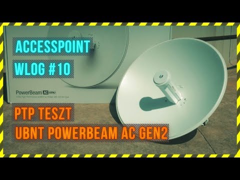 AP WLOG #10 Ubiquiti PowerBeam AC GEN 2 Performance Test - ENGLISH SUBTITLES