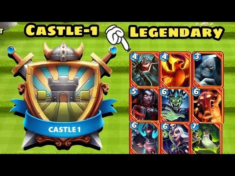 TROLLING OPPONENT'S IN CASTLE-1 WITH ALL LEGENDARIED IN ONE DECK! Castle Crush