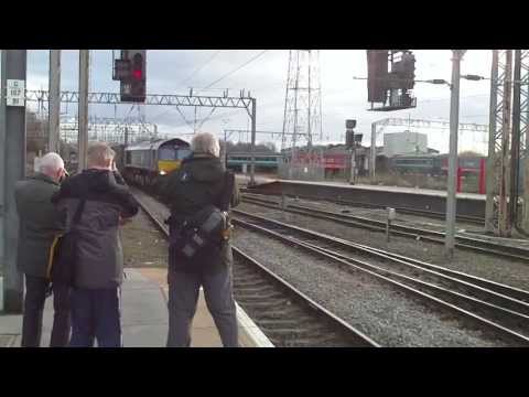 DRS 66305 on 4S44 Daventry - Coatsbridge @ Crewe on 1.2.13 - HD