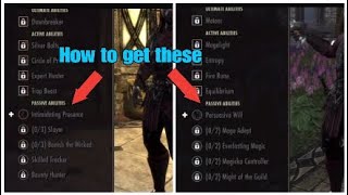 How to get intimidation and persuasion skills in ESO - UPDATED