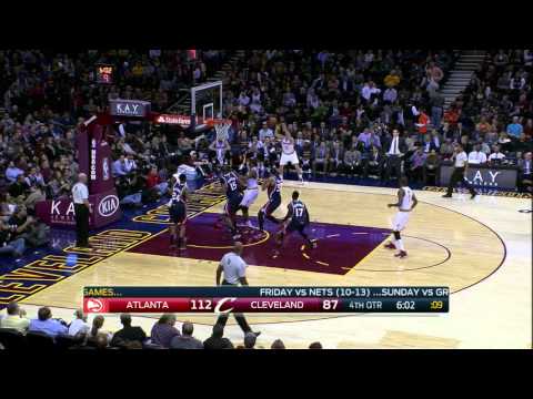 Joe Harris Highlights Hawks vs. Cavaliers 12.17.2014 - 3 Points