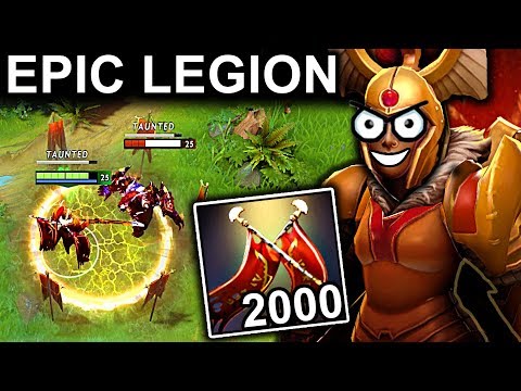 EPIC 2000+ DAMAGE LEGION COMMANDER PATCH 7.10 DOTA 2 NEW META GAMEPLAY #48 (DOTA PLUS NEW STATS LC)