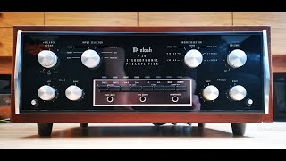 Video thumbnail for McIntosh C28 Solid State Stereo Pre Amplifier (1970-75) by YesterYearAudio