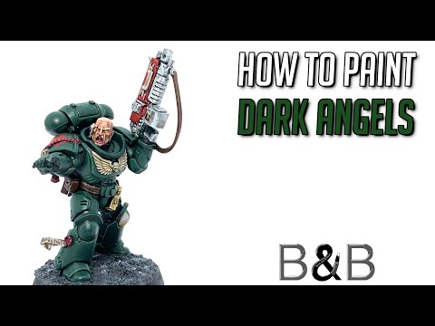 How to paint Dark Angels