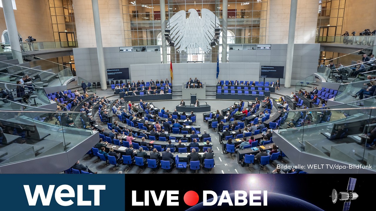 DEUTSCHER BUNDESTAG: Krankenkassen-Kosten ‒ Hitzige Debatte zu Gesundheitsreform | WELT LIVESTREAM