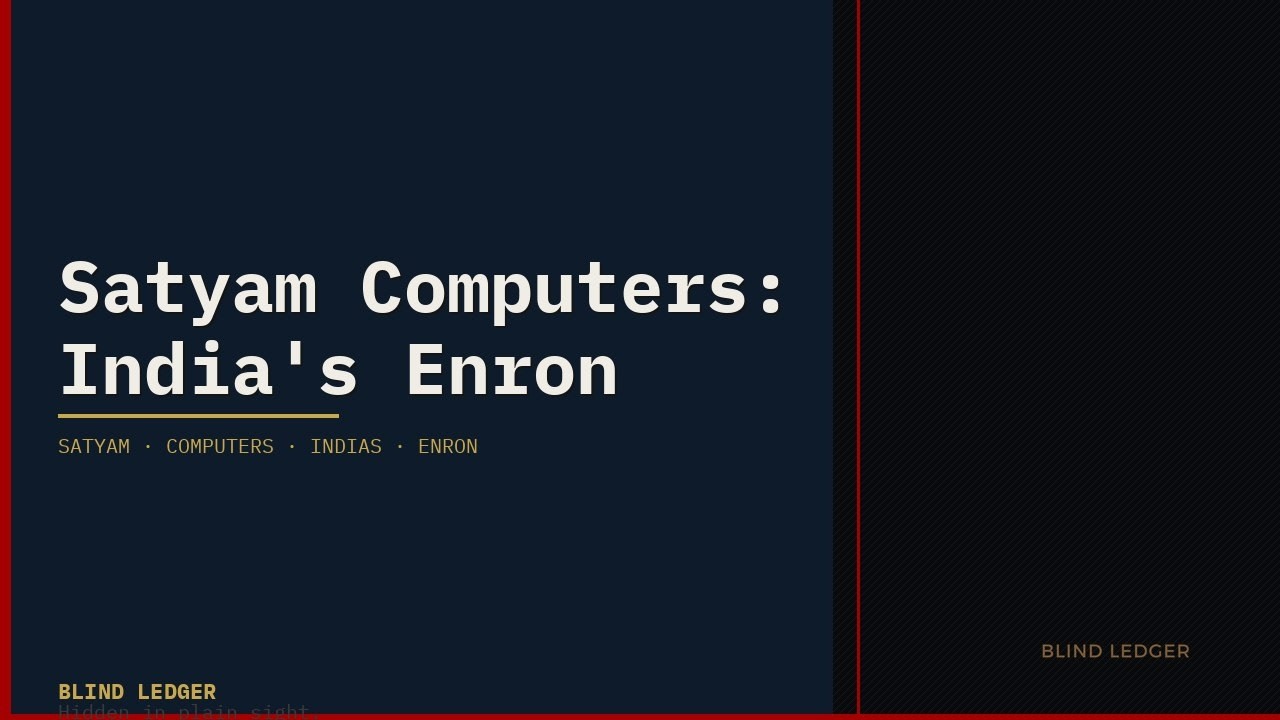 Satyam Computers: India's Enron