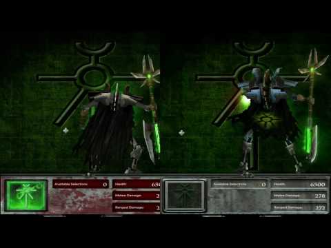 Wargear Comparison: Necron Lords