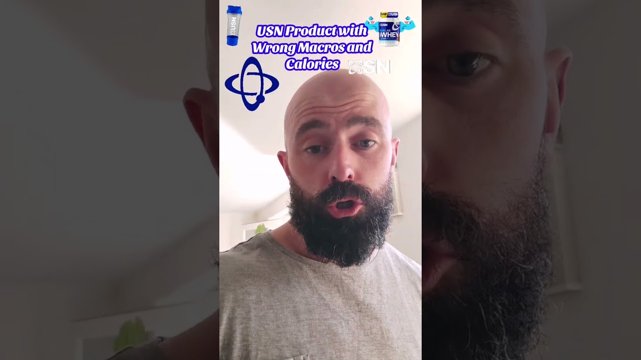 USN mass gainer - Macros and calories are wrong #usn #supplements #gym #supplementcompany #protein